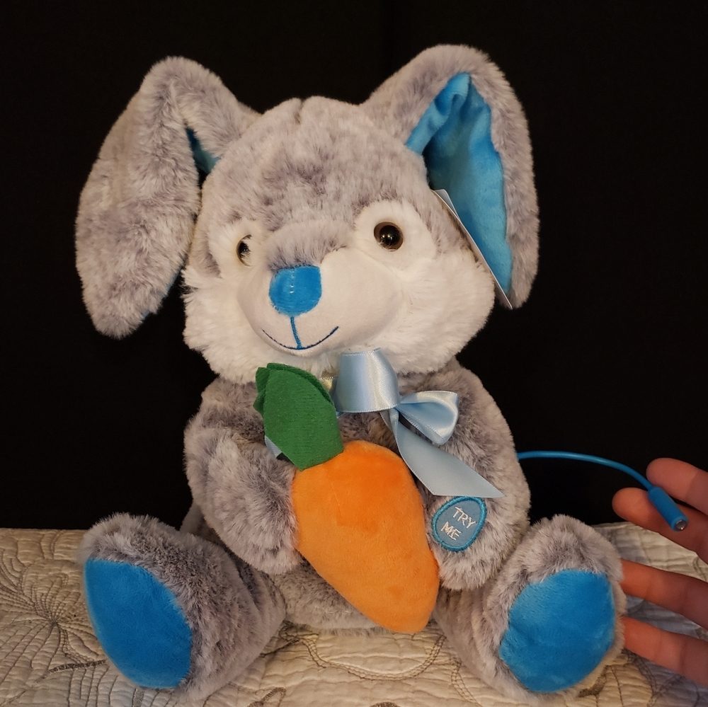 Switch Adapted Easter Bunny Special Needs Child, Animated Plush Toy